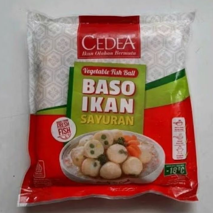 

Cedea Baso Ikan Sayuran 500gr