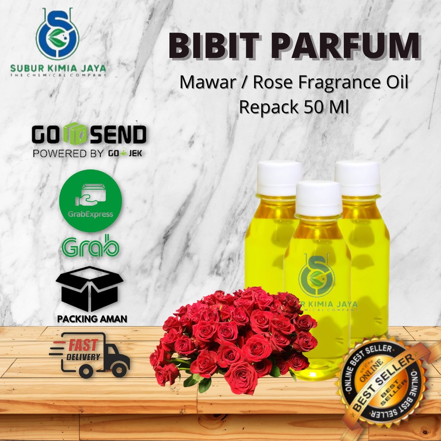 

Bibit Parfum Mawar Fabric / Rose Fragrance Oil 50ML Premium