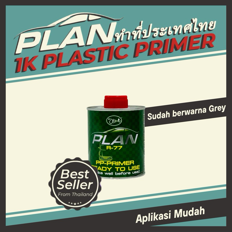 Plan Plastic Primer 1K / PP Primer / All Plastic Primer 0.5lt