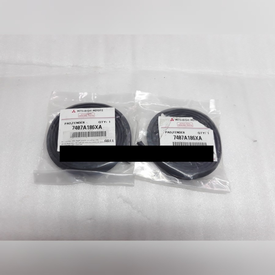 List Pad Karet Fender Overfender Hitam Pajero Sport