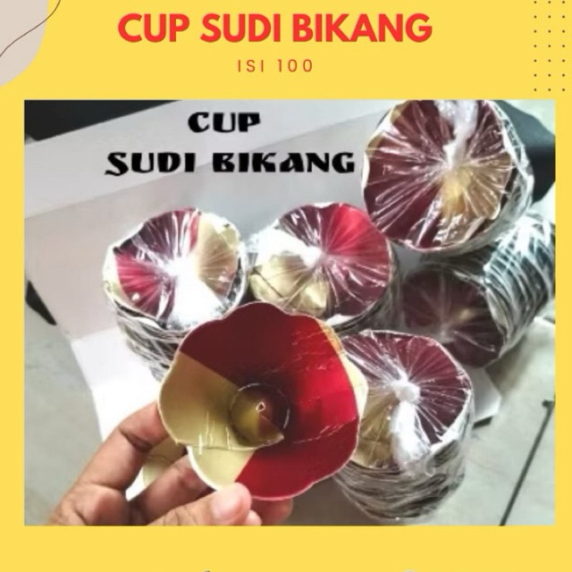 CUP SUDI BIKANG/TATAKAN KUE/KLEPON