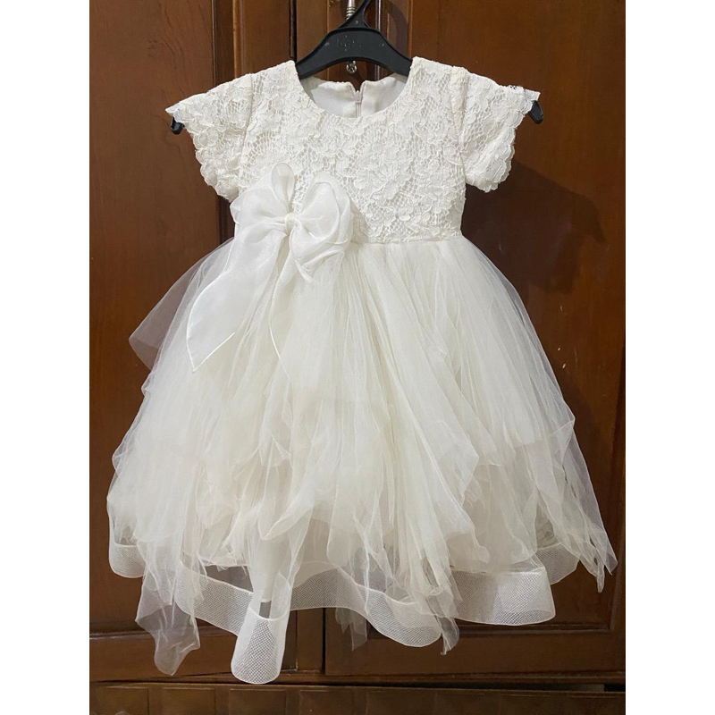 [PRELOVED] Dress Pesta Anak Putih | Baju Pesta Anak