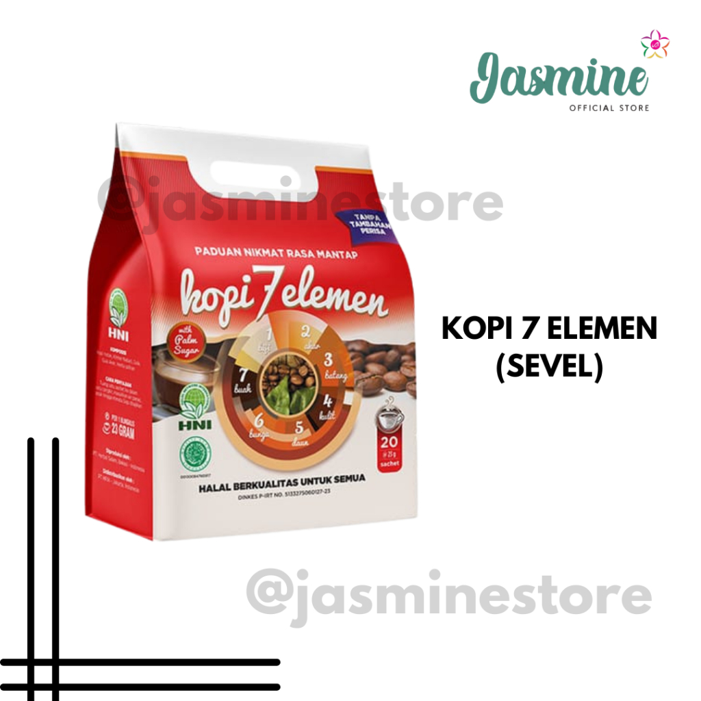 

KOPI HERBAL KOPI 7 ELEMEN (SEVEL) HNI HPAI ORI [ISI 10 SACHET]
