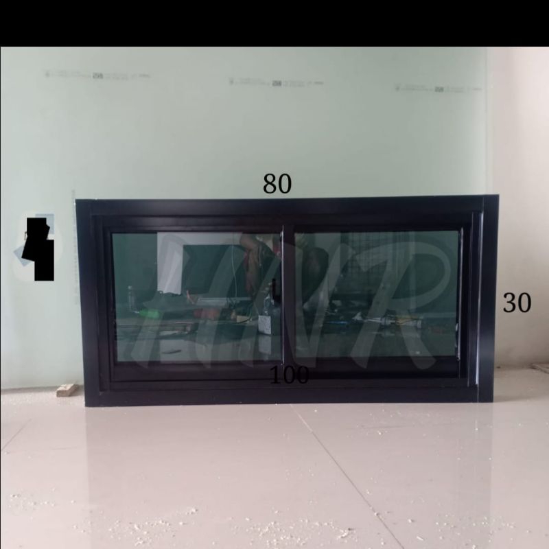 Jendela sliding Aluminium 80x30