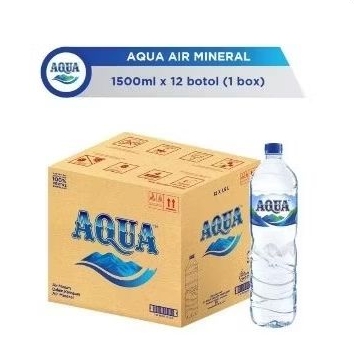 

AIR MINERAL AQUA 1500ML ISI 12 BOTOL