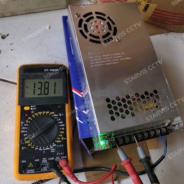 POWER SUPPLY SWITCHING 30A 13.8 V ( 13.8 VOLT ) MURNI BAWAAN ASLI