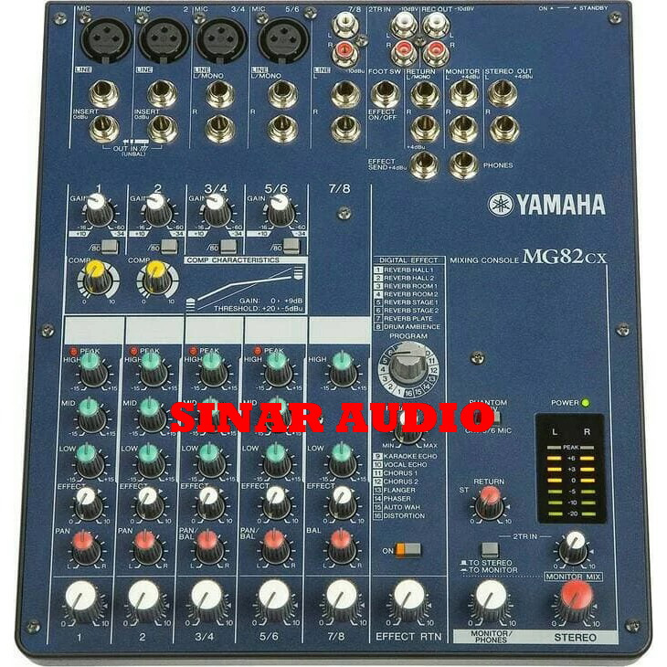 MIXER YAMAHA MG82CX MIXER 8 CHANNEL MG 82CX MG82 CX MG82CX