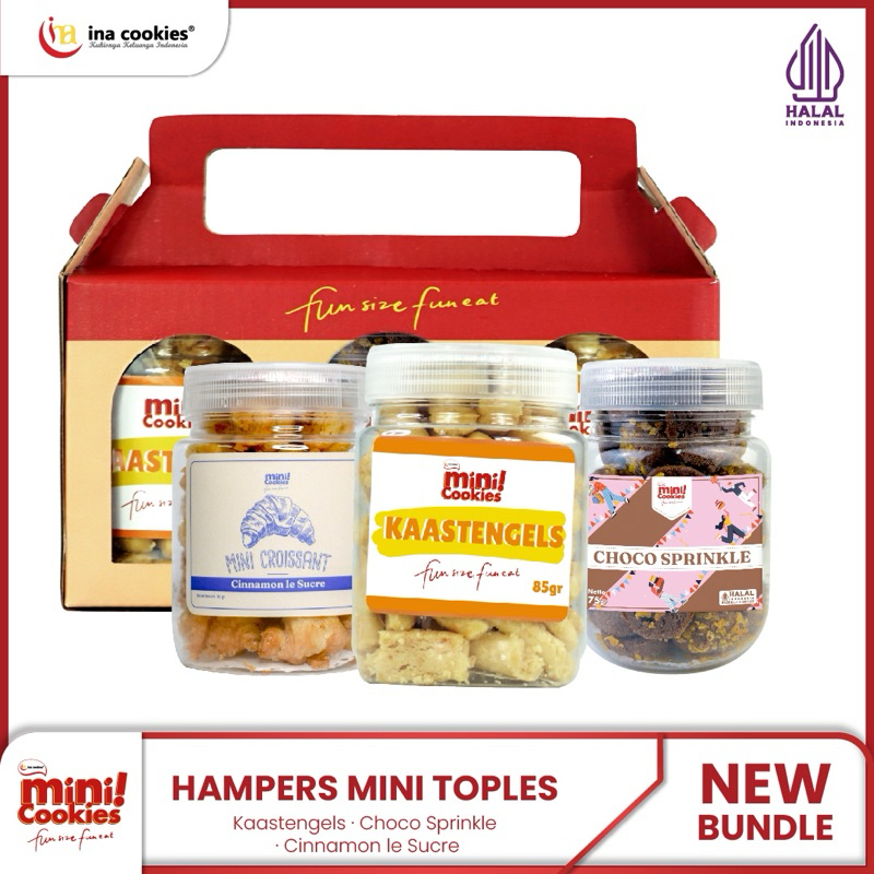 

MINI COOKIES TOPLES + FREE HAMPERS (TOTAL HARGA 3 TOPLES @105.000)