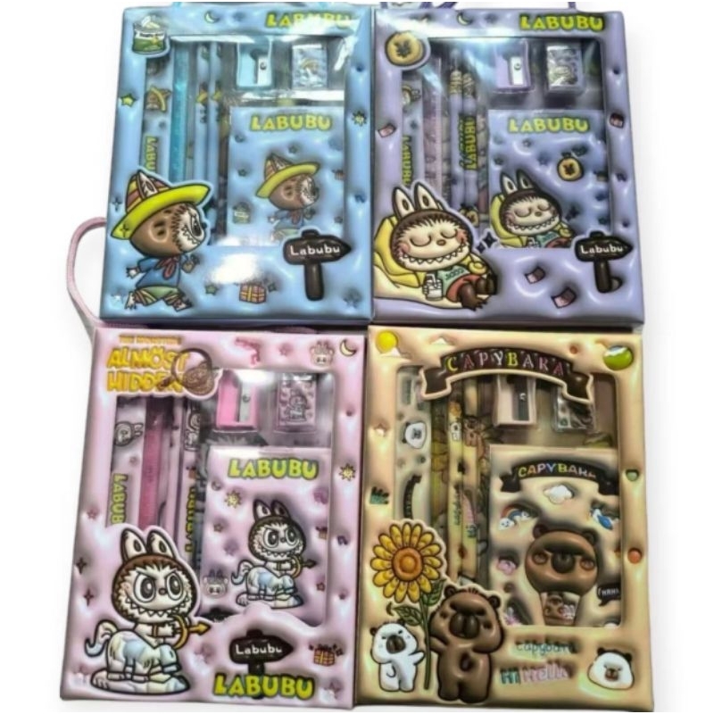 

ALAT TULIS ATK MOTIF LABUBU ANAK SEKOLAH 1 SET PAKET