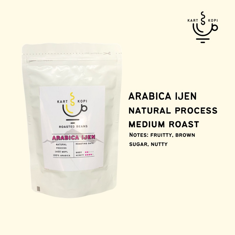

Kopi Arabica Ijen - natural process 200 gr KartKopi Roastery