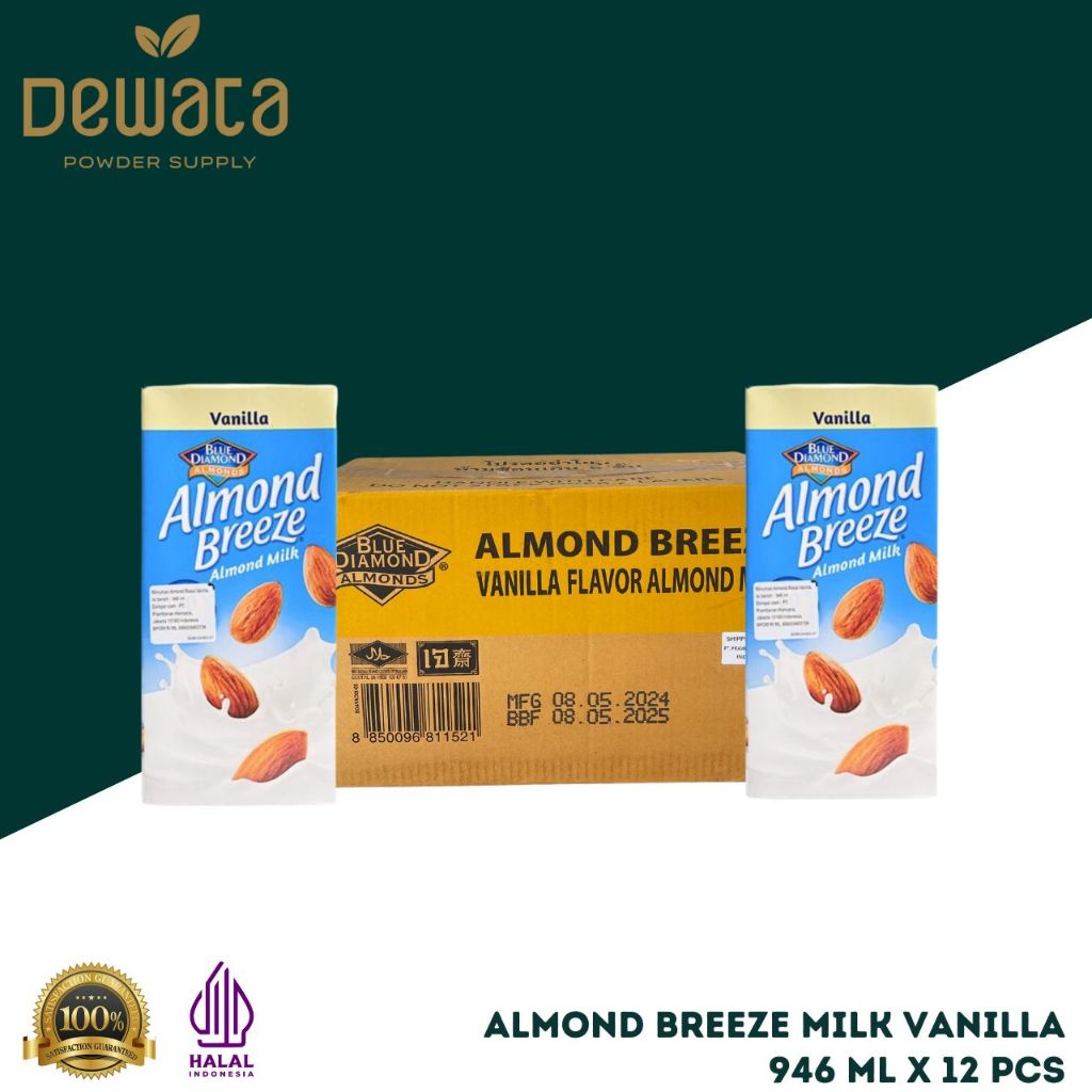 

Almond Breeze Milk Vanilla 946 ml ( 1 Dus x 12 Pcs )