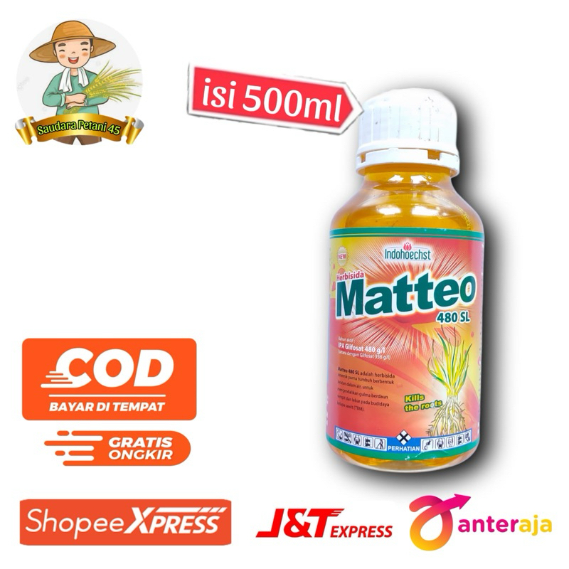 HERBISIDA PEMBASMI RUMPUT LIAR MATTEO 480SL 500ML