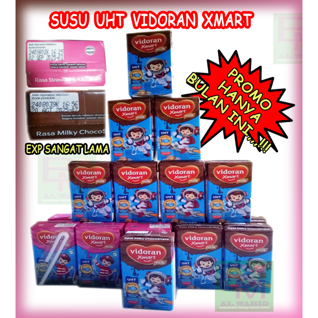 

Susu UHT Vidoran XMart Ready 2 Varian Rasa