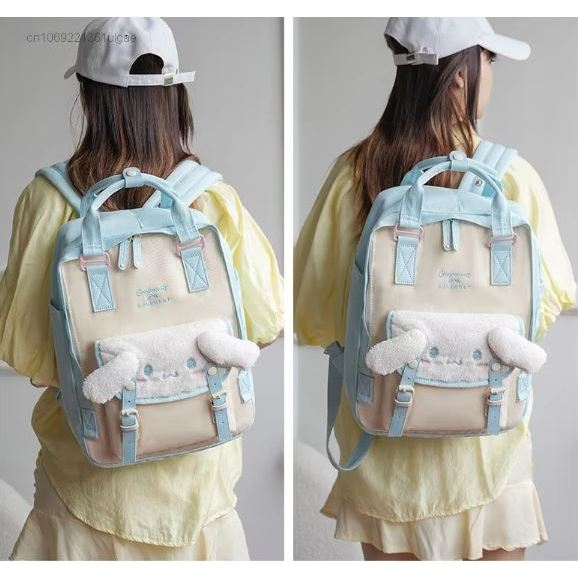 RANSEL DOUGHNUT BACKPACK / BACKPACK DOUGHNUT MACAROON SERIES ORI QUALITY / BACKPACK BEST CINAMOROLL