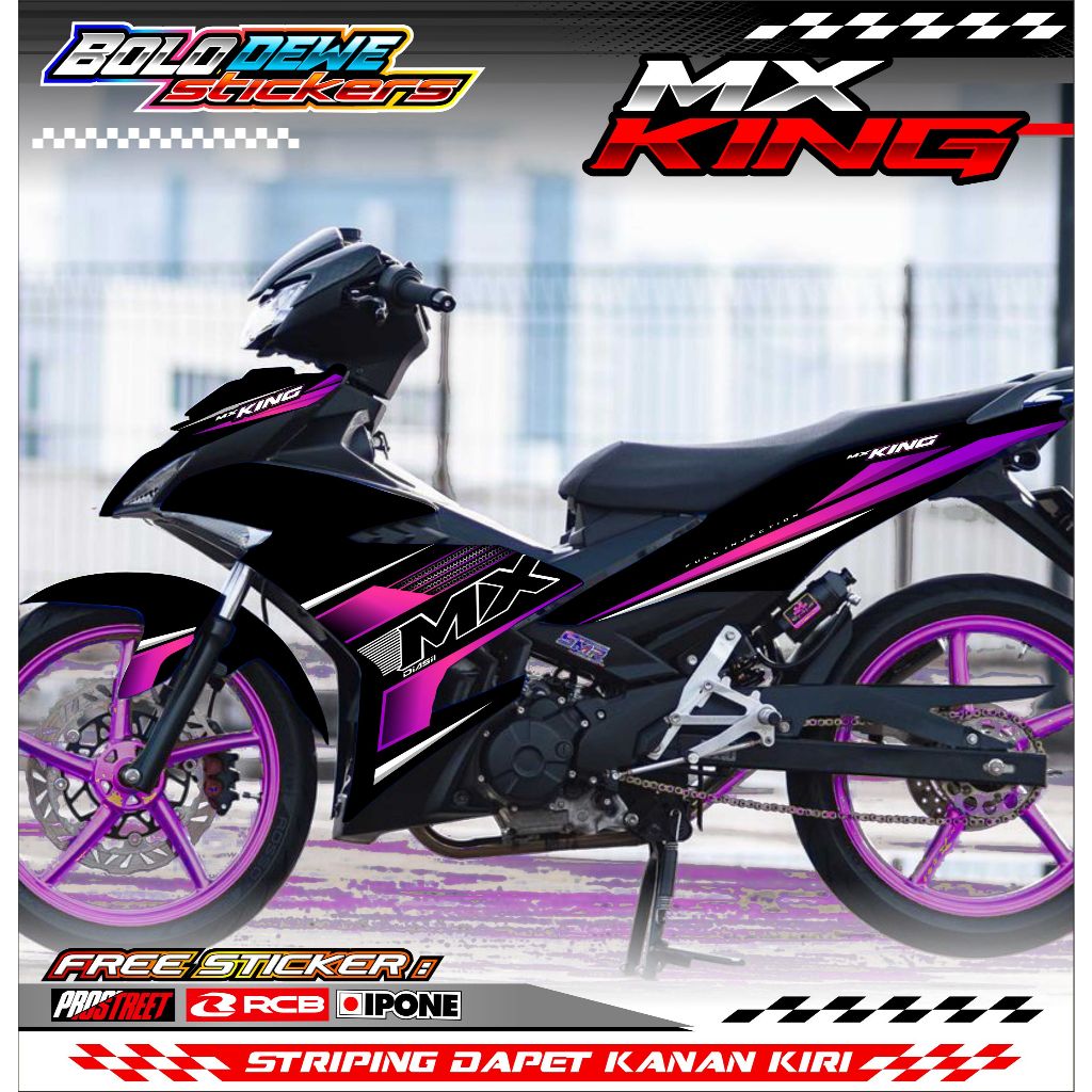 STRIPING VARIASI YAMAHA JUPITER MX KING / STICKER LIST MOTOR JUPITER MX KING