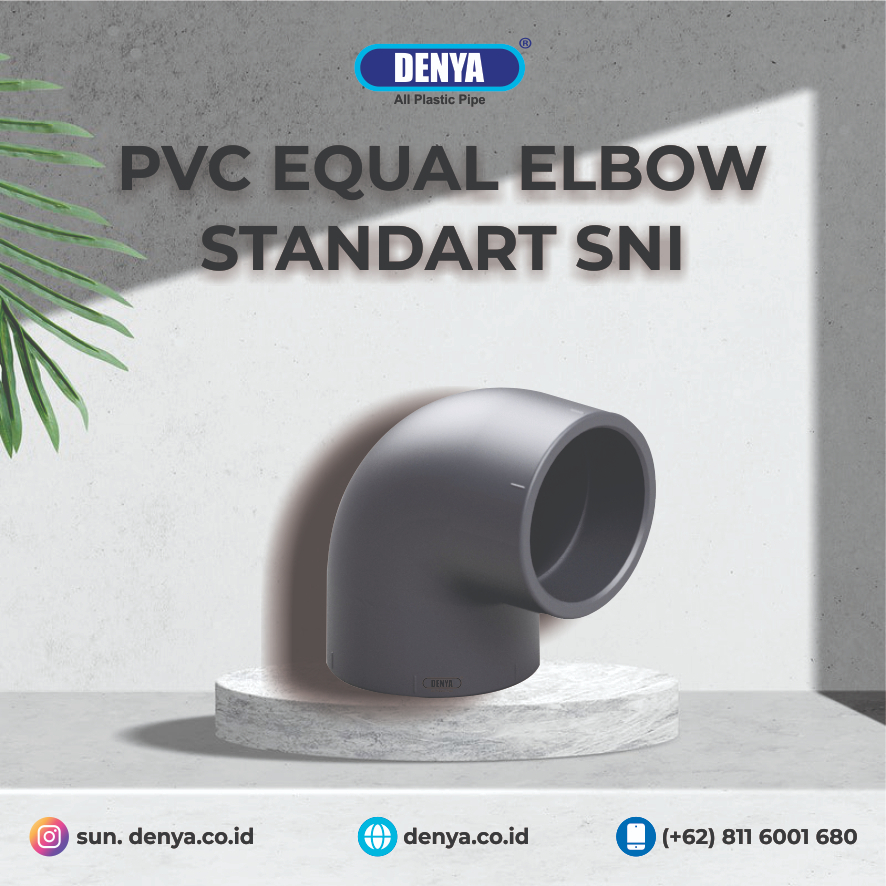 Denya PVC Fitting Equal Tee Standard SNI SCJ Ukuran 160mm (6 Inch)