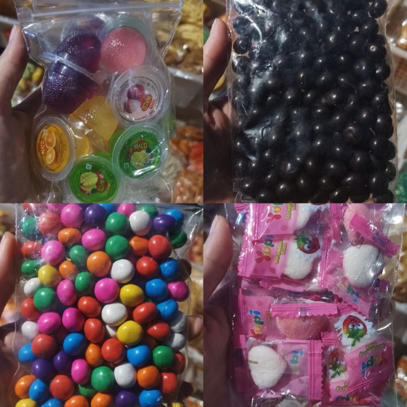 

snack cemilan 5000 jelly inaco yupi love bola coklat