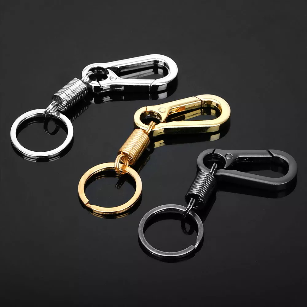 Karabiner Per Gantungan Kunci MultiFungsi Stainless Steel Carabiner Gantungan Kunci Motor Mobil Rumah Carabiner Quickdraw Spring