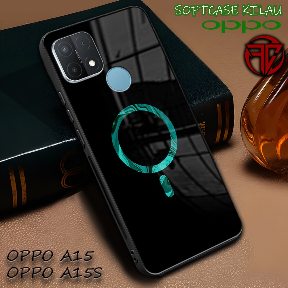 [SC37] Softcase Kilau Oppo A15 | Oppo A15s | Casing Kaca Mika | Kesing Keren Aesthetic [ Magsafe ] |