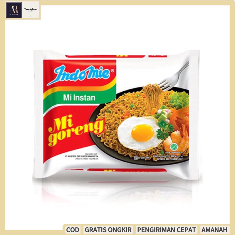 

Indomie Goreng Original 1 Pcs