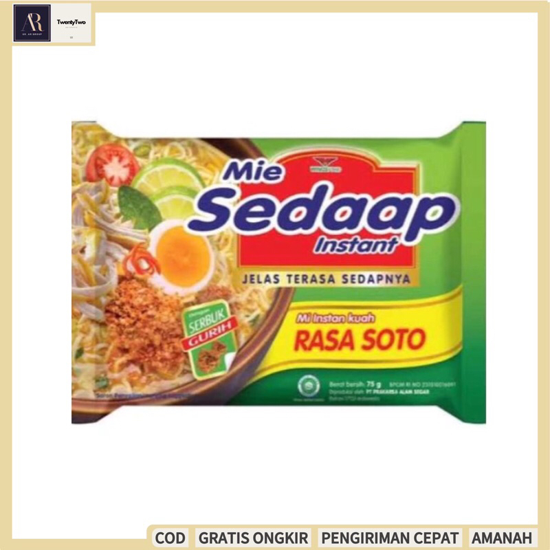 

Mie Sedaap SOTO 1 Pcs