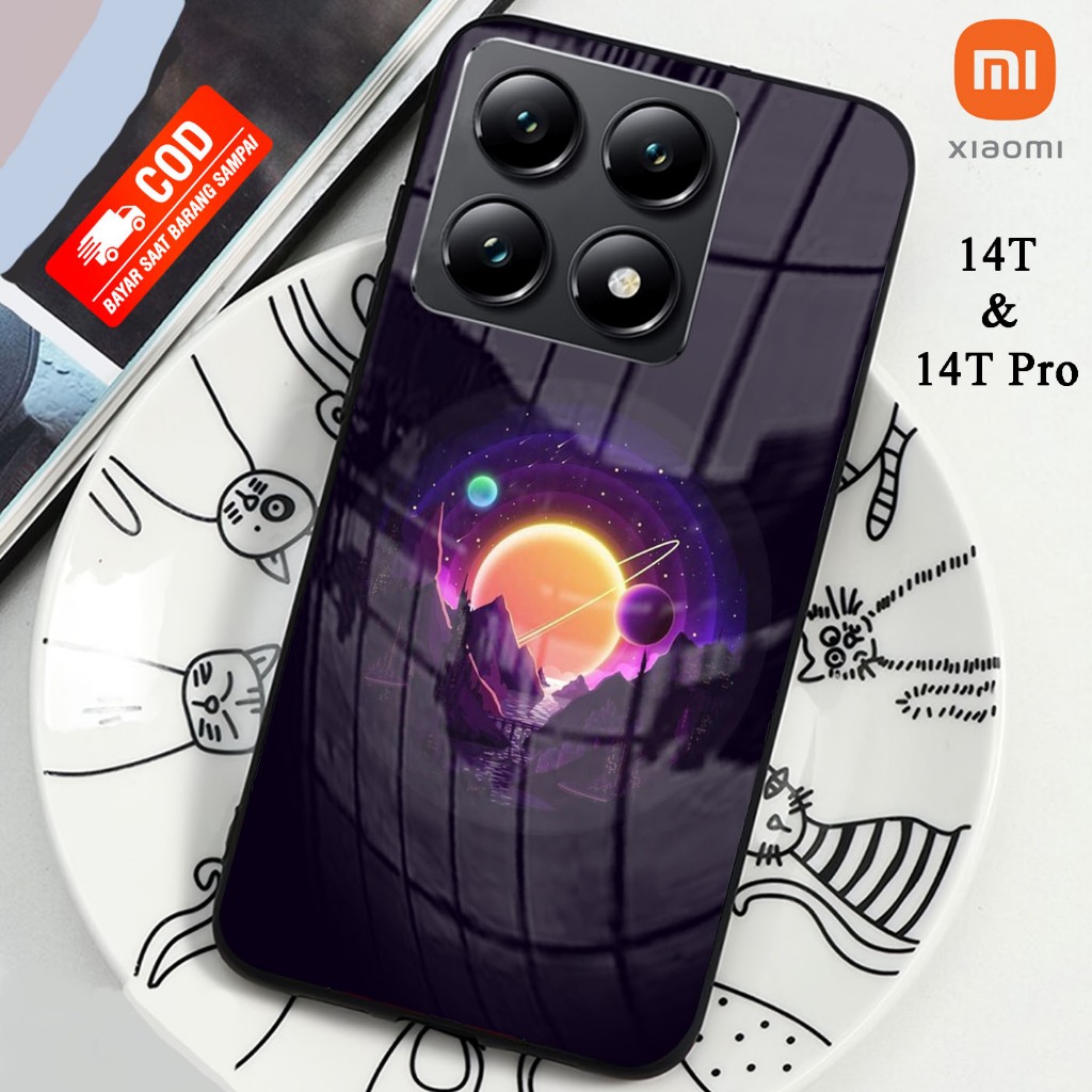 Softcase Kaca XIAOMI 14T & XIAOMI 14T PRO  - Case Handphone XIAOMI 14T & XIAOMI 14T PRO [T72]
