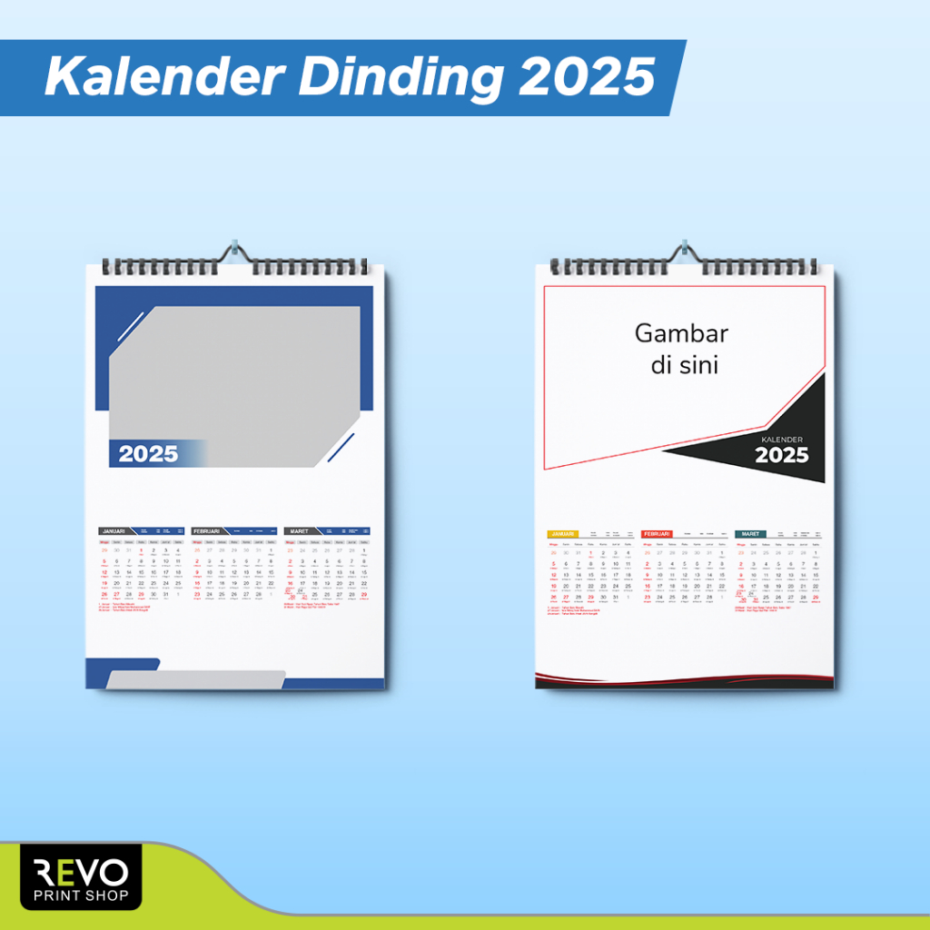 

Kalender 2025 / Kalender Dinding / Kalender Poster / Cetak Kalender / Wall Calender