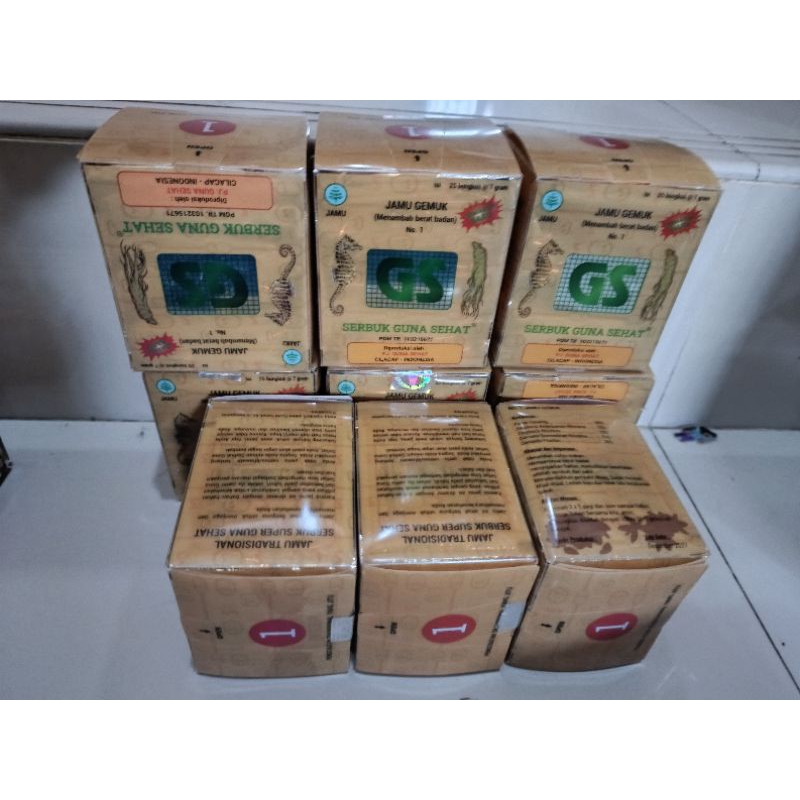 

JAMU SERBUK GS 1-2 HERBAL GUNA SEHAT isi@25 sachet
