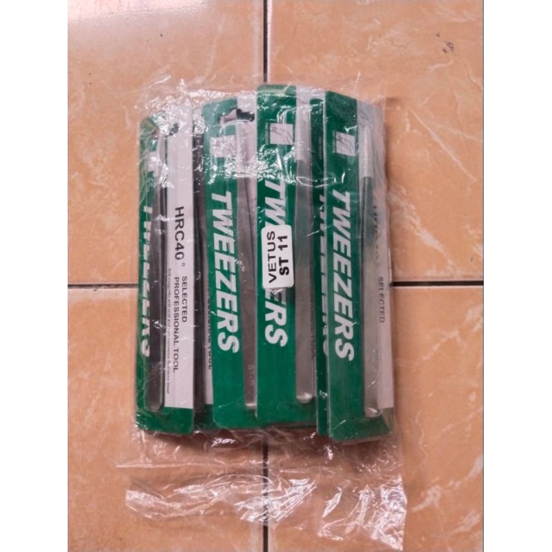 Pinset ST11 alat cabut bulu walet Pinset Vetus st 11 ujung lancip.untuk alat bulu mata