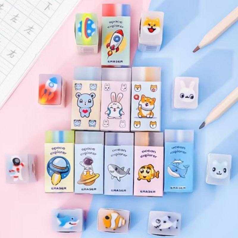 

(Bisa COD) Penghapus Karakter Lucu Random