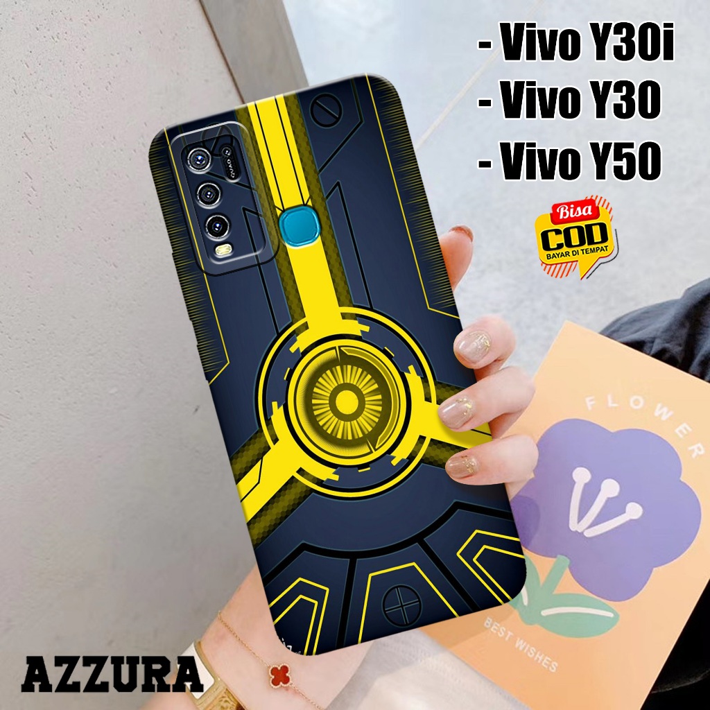 AZZURA - Case Vivo Y30i / Y30 / Y50 - Fashion Case Gaming - Softcase Vivo Y30i / Y30 / Y50 - Casing 