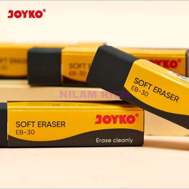 

PROMO PENGHAPUS KARET HITAM JOYKO SOFT ERASER EB-30