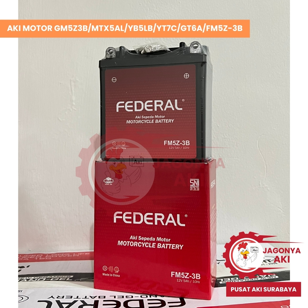 Aki Motor FULL KERING FEDERAL Gel YAMAHA Mio Sporty Mio Smile Vega R HONDA Supra Fit Astrea Grand Ak