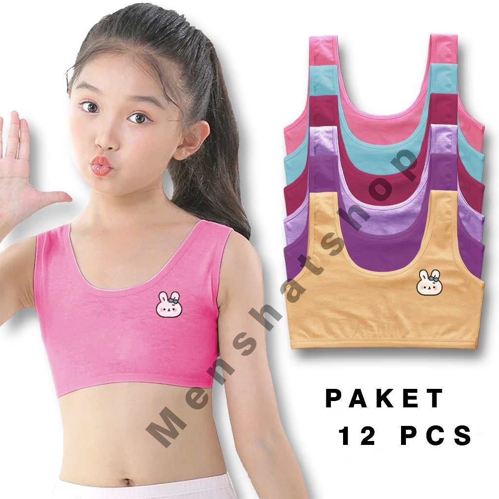 Pcs Miniset Motif Paket 12 Miniset Bra Remaja Motif Lucu untuk Anak SD dan SMP Motif Anak Remaja SD/