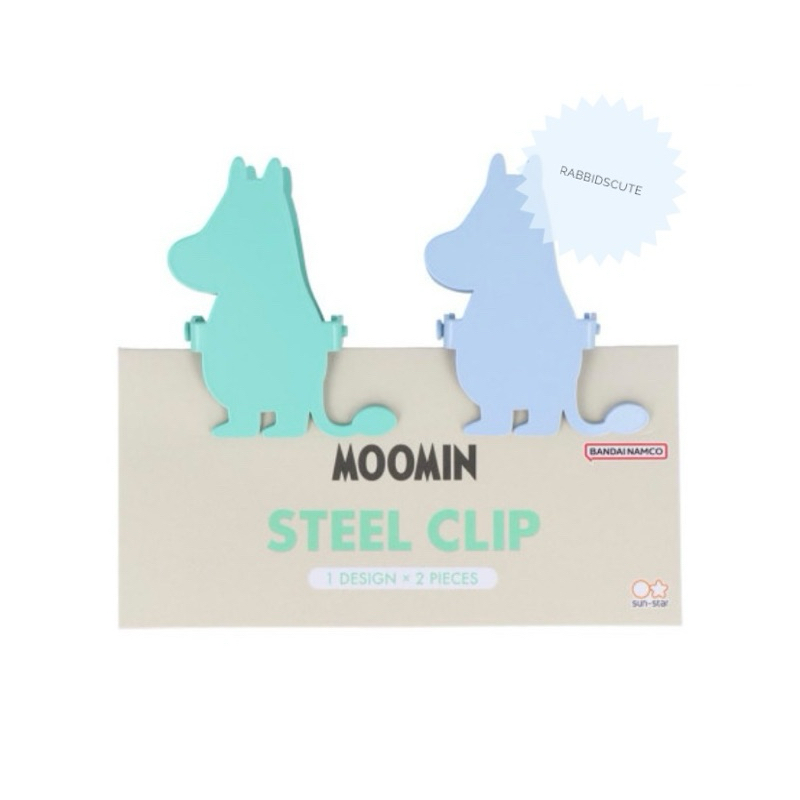 

Japan Moomin Steel Clip - Moomin / Silhouette