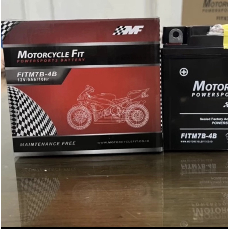 Aki Motor FITM7B4B GM7B4B 12V 9Ah Yamaha Nouvo Scorpio Honda Tiger