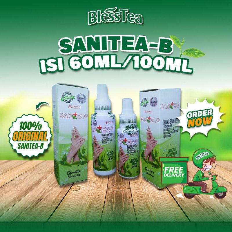 Blesstea Handsanitizer SaniteaB 60ml & 100ml ORIGINAL