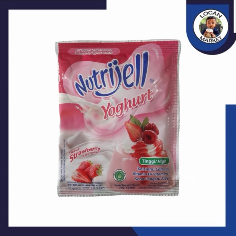 

Nutrijel Nutrijell Yoghurt Yogurt Strawberry Stroberi 35gram 35 gram