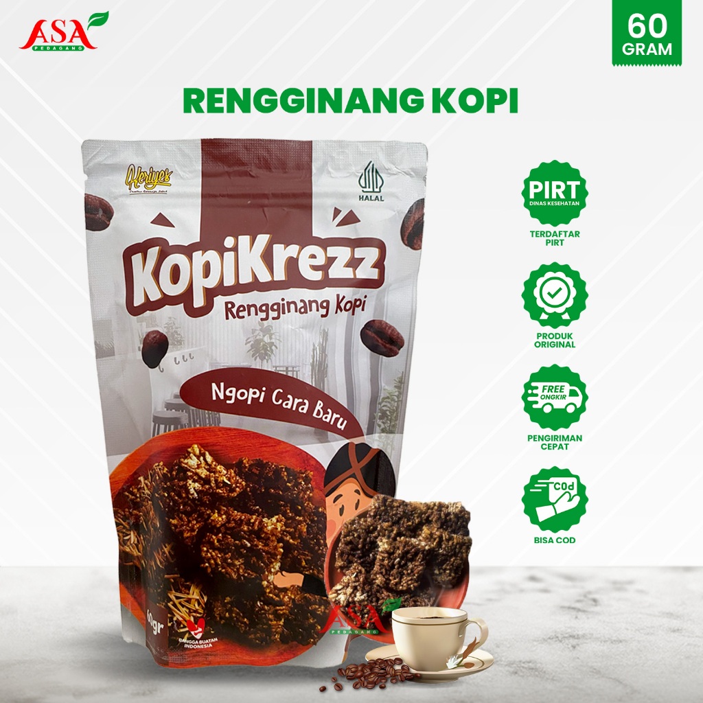 

Rengginang Matang Kopi Cap Keriyes Oleh Oleh Rembang