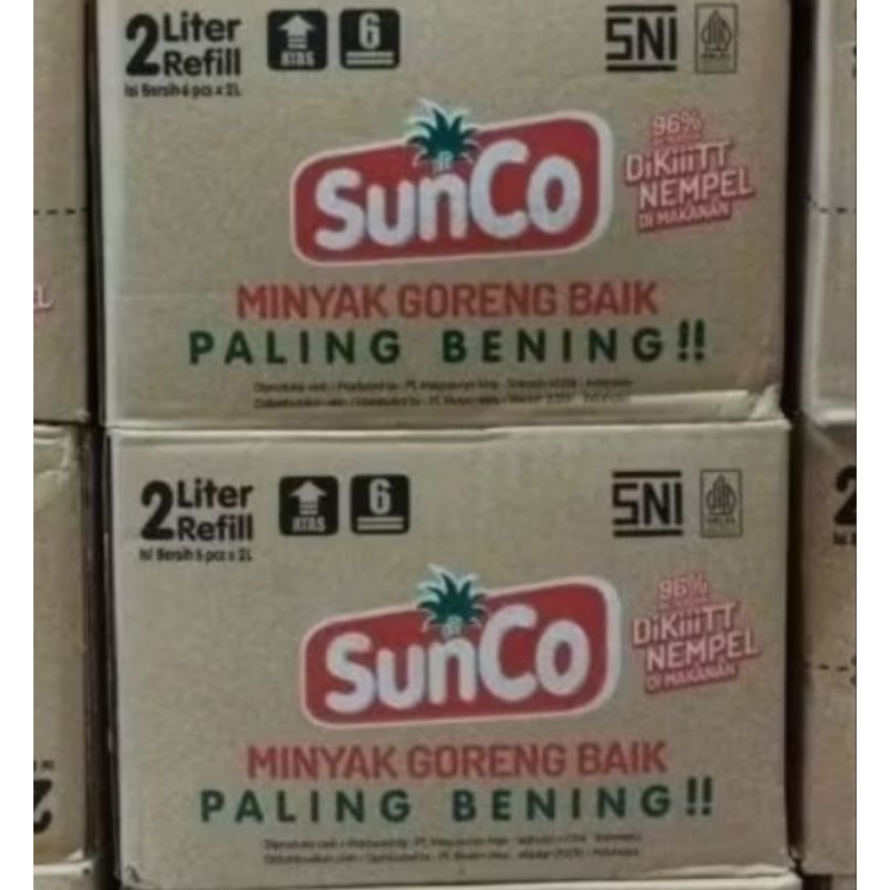 

minyak goreng SUNCO 2 literan