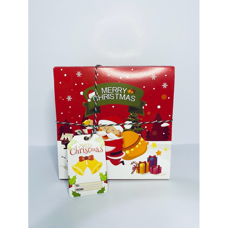 

(READY) Hampers kado cokelat karakter natal kemasan box