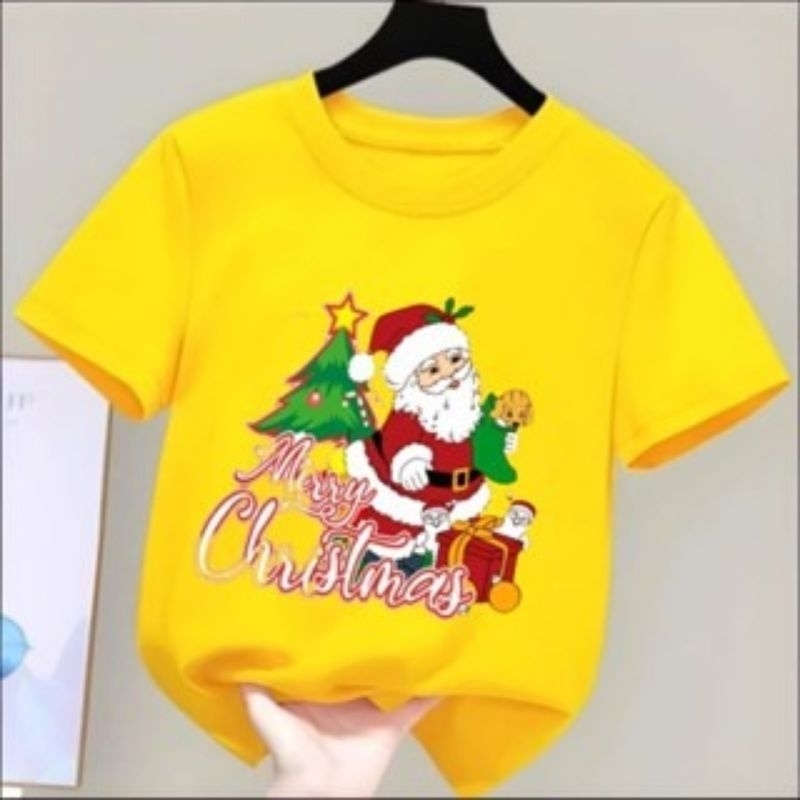Kaos Natalan Anak / Kaos Merry Christmas / Baju Natal Anak