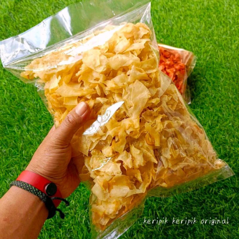 

cemilan keripik singkong keriwil original kang haji 1kg snack kiloan