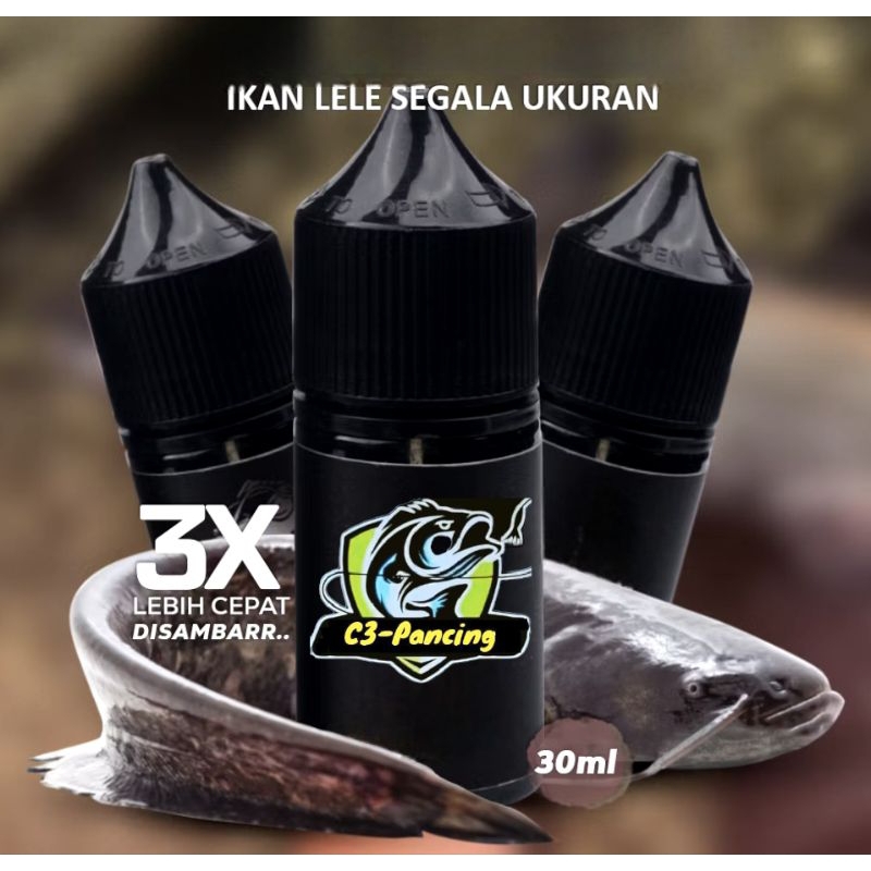 Essen Ikan Lele Harian Lomba Indukan Masteran Galatama Terbaru 30ml - Essen C3 Pancing  Esen Baung G
