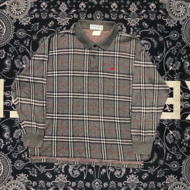 polo long slevee burberrys nova check