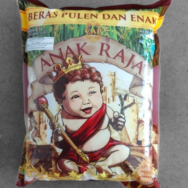 

Beras Anak Raja kemasan 1kg