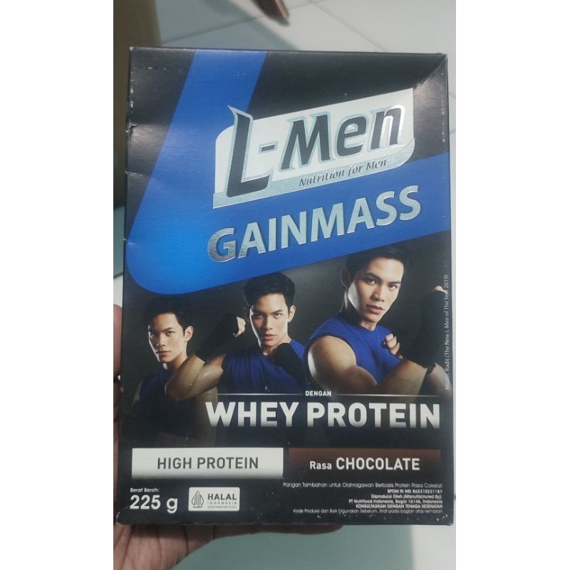 

L-MEN GAINMASS rasa coklat 225gram susu kesehatan susu khusus pembentukan otot