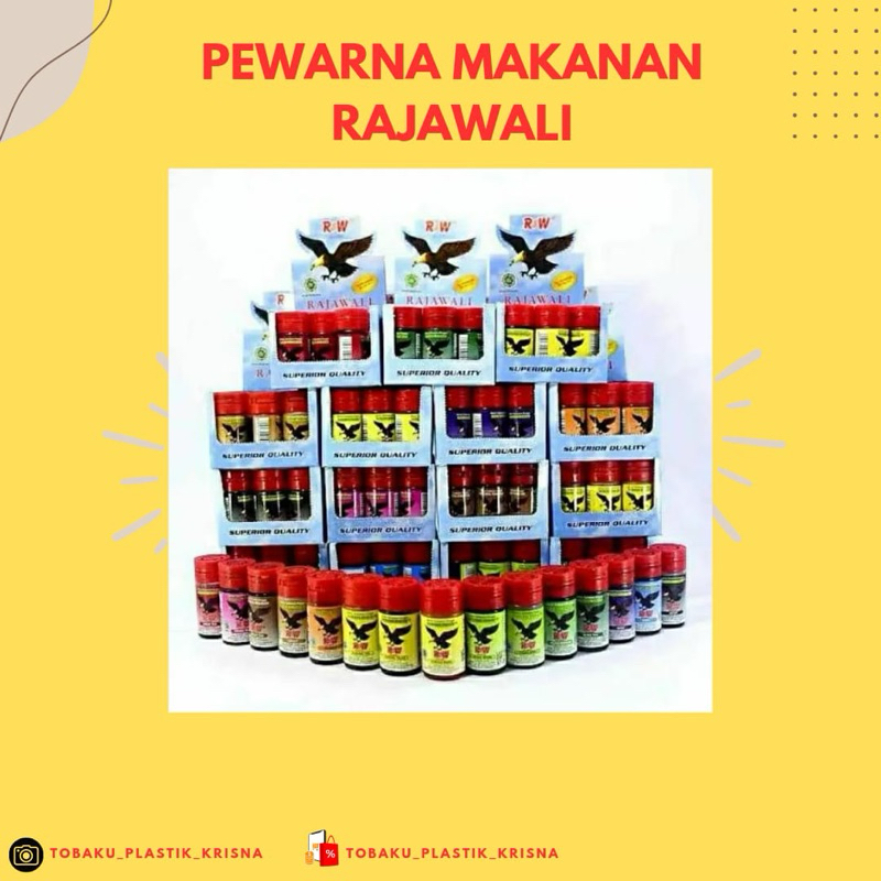 

PEWARNA MAKANAN R&W RAJAWALI SUMBO 12,5 Ml