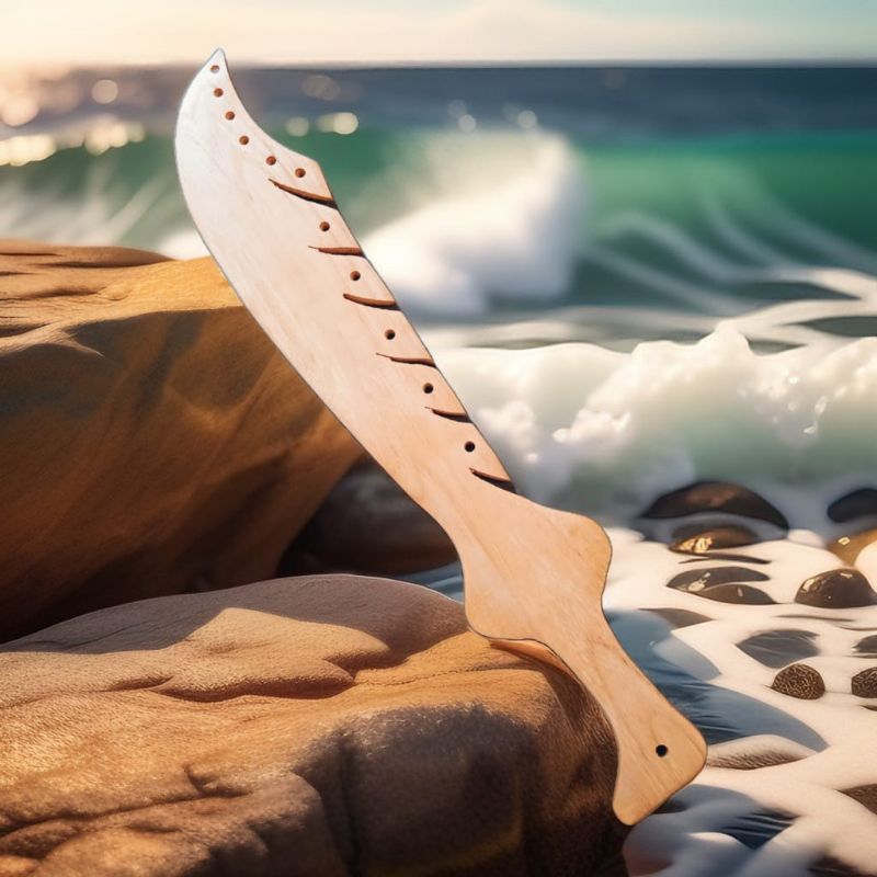 mainan pedang kayu panjang 65cm