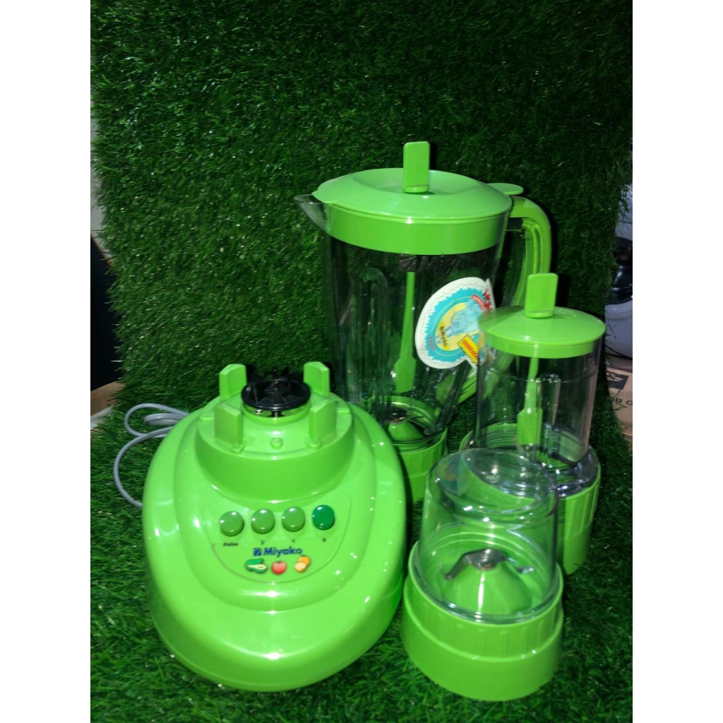 PERALATAN MASAK BLENDER 3in1 MIYAKO BL-152 PF/AP DILENGKAPI DENGAN BLENDER, PENGHALUS BUMBU KERING D